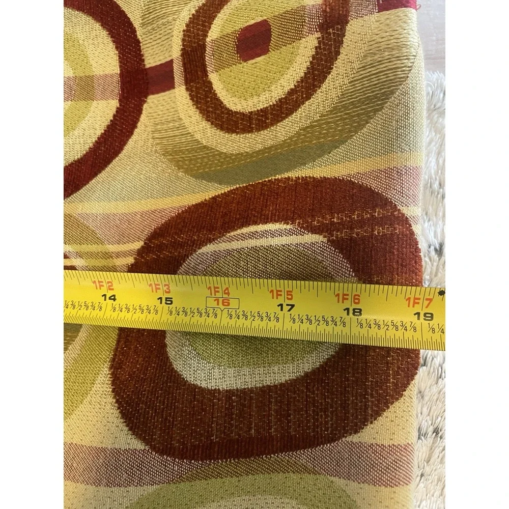 Vintage Newport Retro Geometric Circles Pillow Covers 19x19‎ Mid Century Modern
